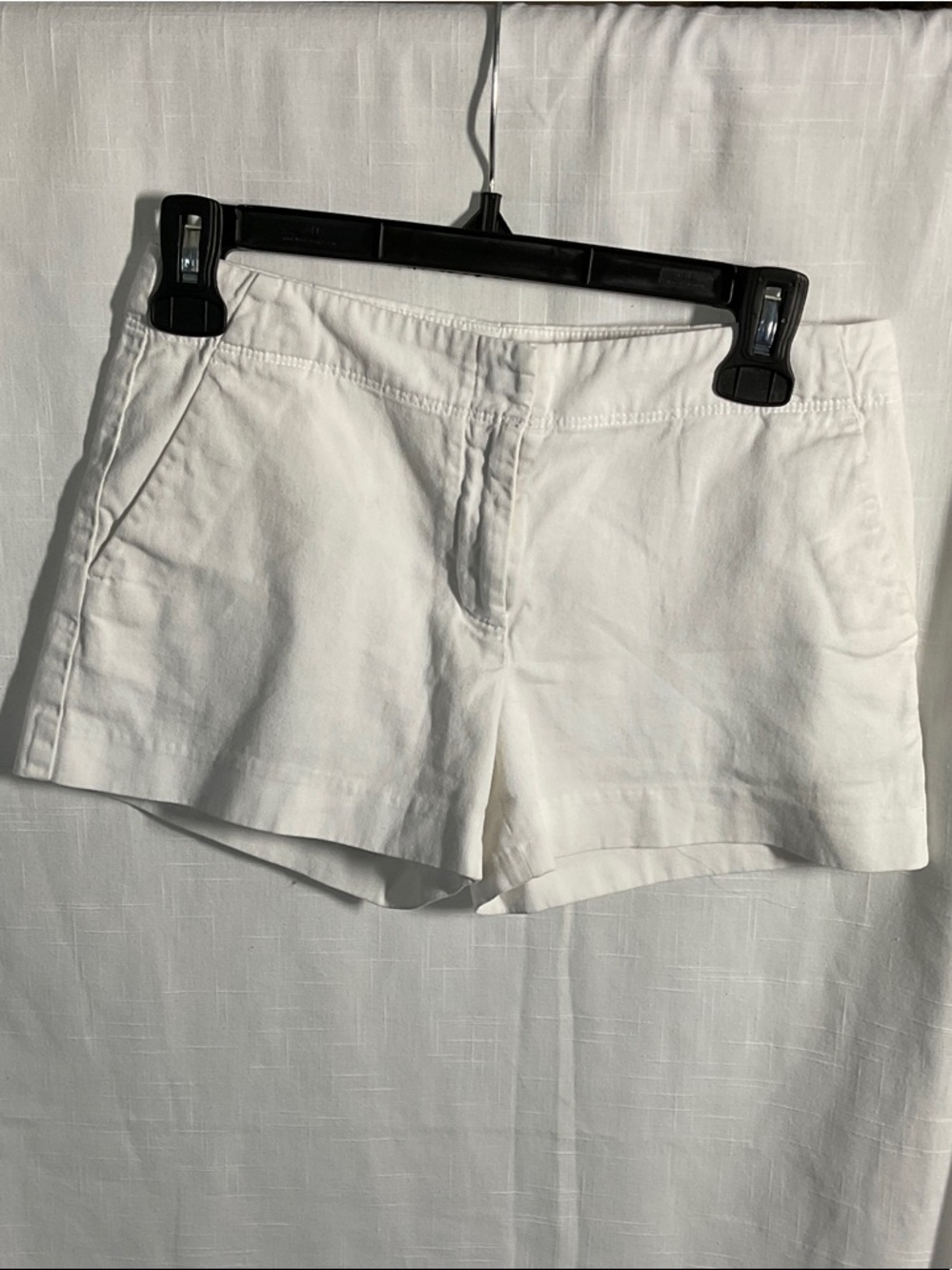 Crewcuts White Linen-Blend Shorts
